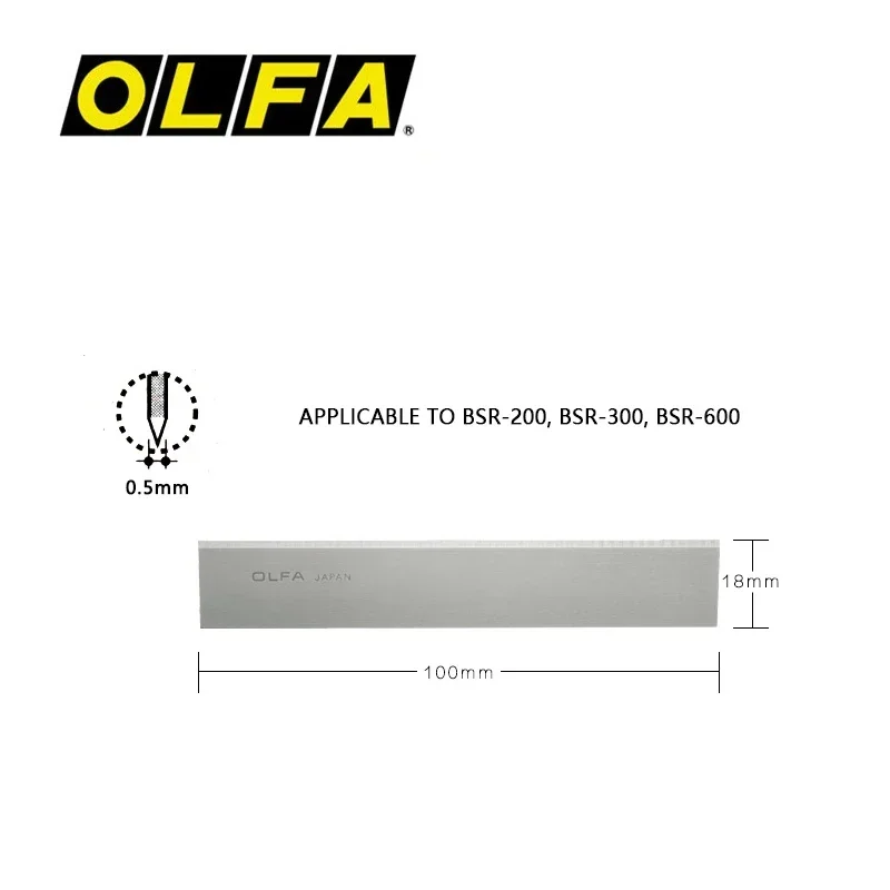 OLFA BS-10B Scraper Blades 10PCS Extra Heavy Duty Spare Blades for XSR-200/300/600 Scraper Moldboard Cutter Cleaning Knife Tools