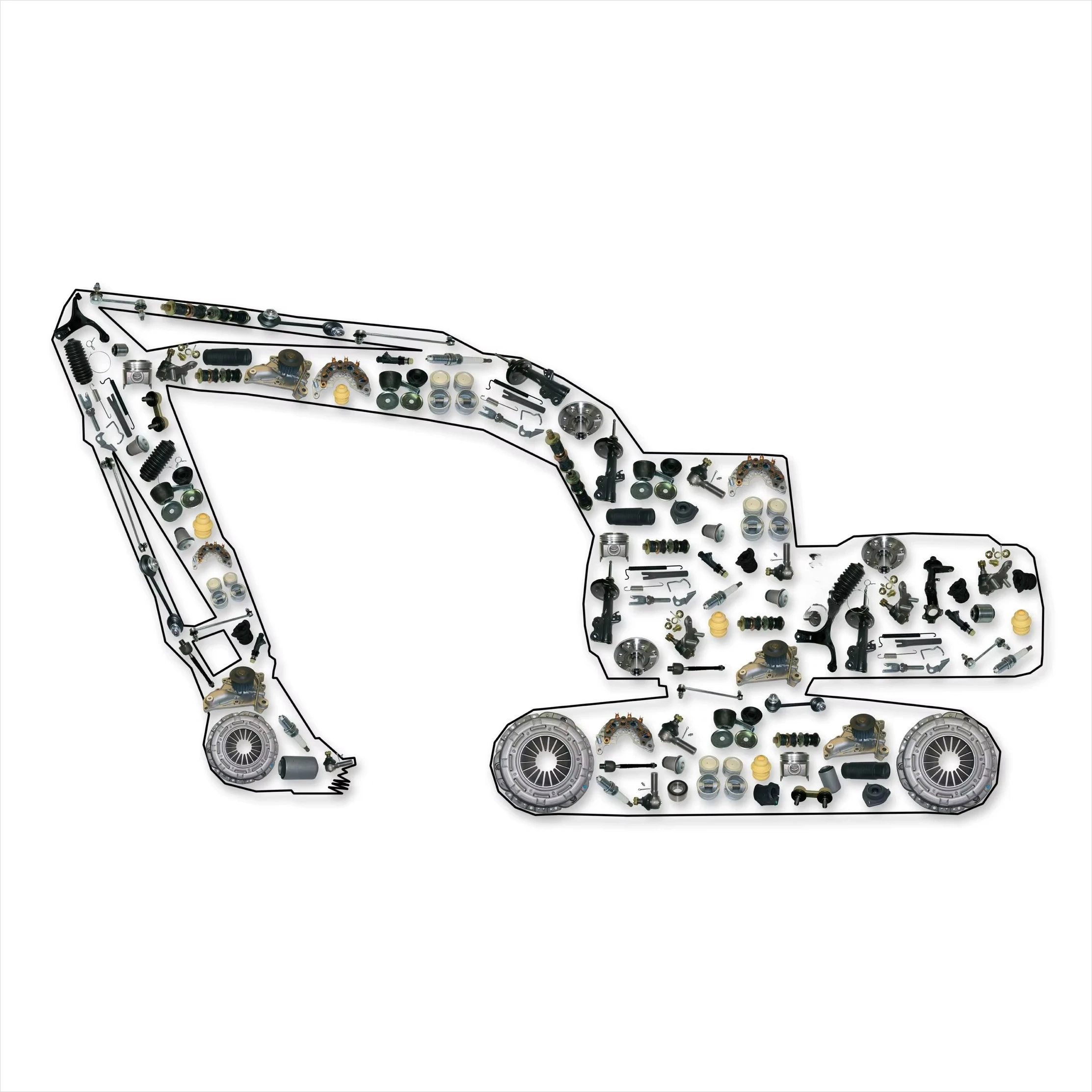 

Высококачественные новые запчасти для дифференциалов A35 A40G: роликовые подшипники, детали клапанов 184637 VOE184637