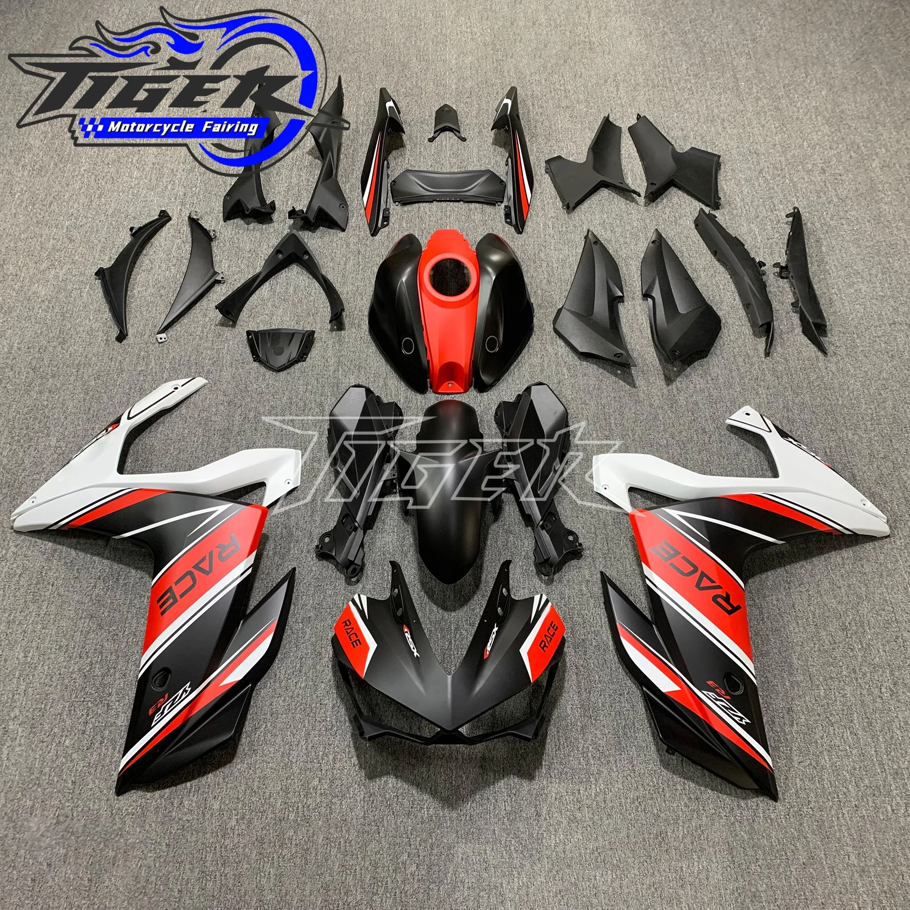 Motorcycle Injection ABS Full Fairing Kit for YAMAHA R25 R3 2014 2015 2016 2017 2018 Practical Bodywork Shell