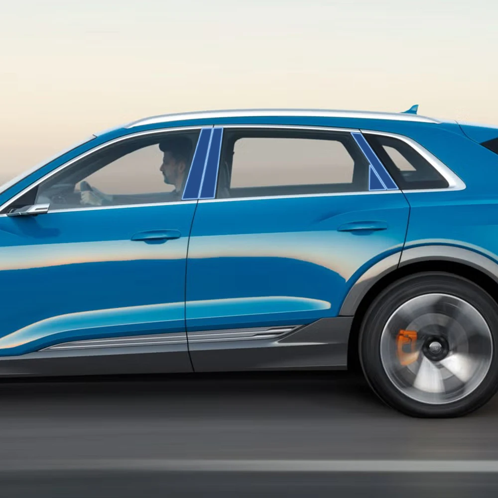 

Для AUDI Q8 e-tron 2023-2025: Защитная пленка из ТПУ для стоек B и C, предварительно вырезанная, прозрачная, антицарапийная, для оконных стоек, наклейка-защита