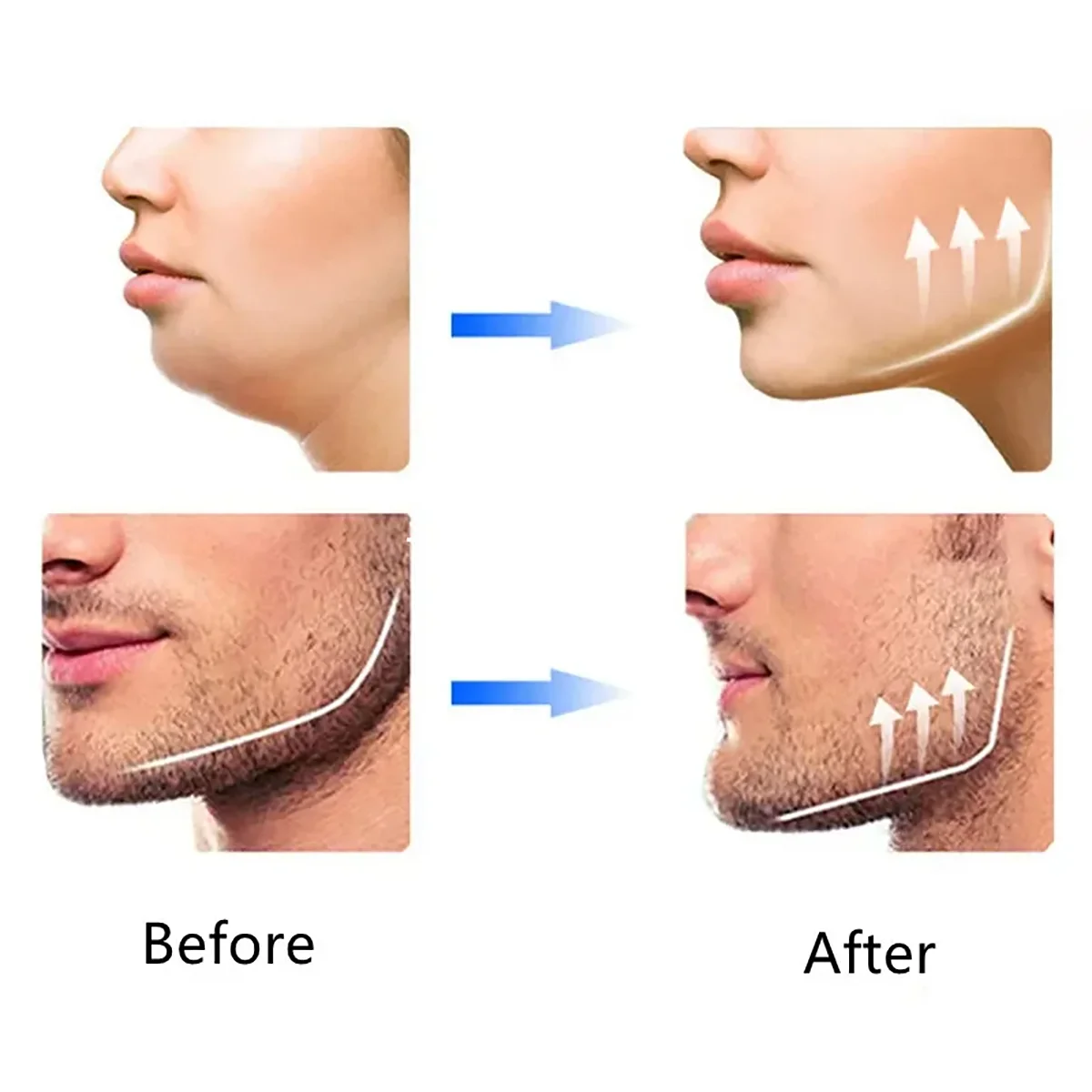 Exerciseur de double ruisseau en silicone de qualité alimentaire, balle d'entraînement musculaire du visage, outil de beauté fitness, entraîneur de mâchoire, renforcement