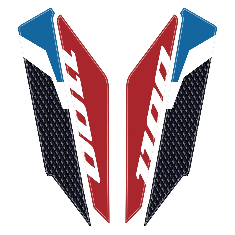 For Honda Africa Twin CRF1100L CRF 1100 L 2020-2024 3D Gel Front Fender Protector Sticker Mudguard Paint Protection Decal