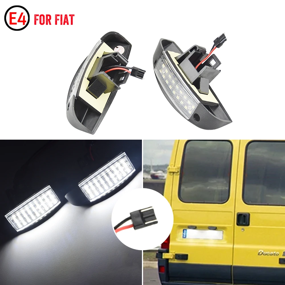 

Для Fiat Ducato Peugeot Expert Boxer Citroen Jumpy canbus 2000 2001 2002 2003-2006 2 шт. задний светодиодный светильник номерного знака Lam