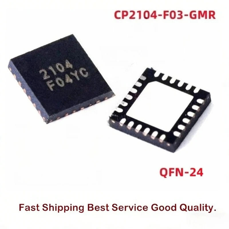 5PCS/lotto Originale e nuovo di zecca CP2104-F03-GMR SIL2104 QFN24 USB a UART Bridge Controller Chip