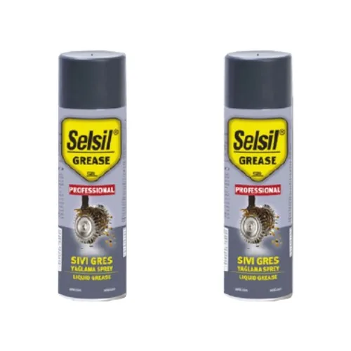 Selsil Liquid Grease Spray (2 pcs 500 ml) Chain Lube Spray-Selsil