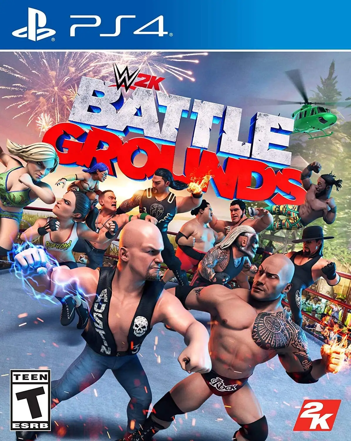 WWE 2K Games Battlegrounds Playstation 4 Original PS4 Product DvD Game Video Gaming station Console Nintendo switch CD Gameplay