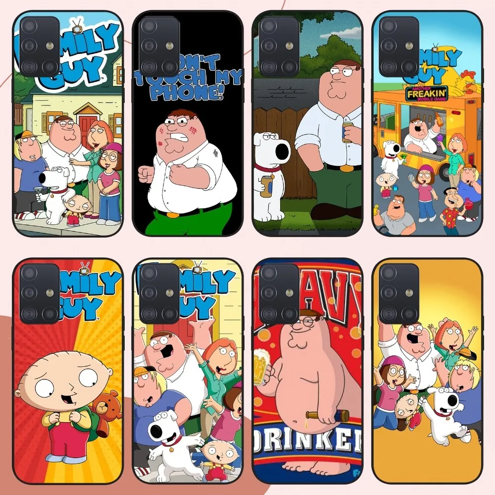 

F-Family G-Guy Funny Phone Case For Samsung Galaxy 20 10 S24 S22 S23 S30 Note Plus Lite FE ULTRA Cover