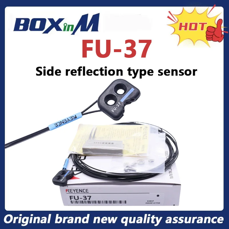 

KEYENCE FU-37 Side limited reflection type fiber optic sensor Spot stock new original