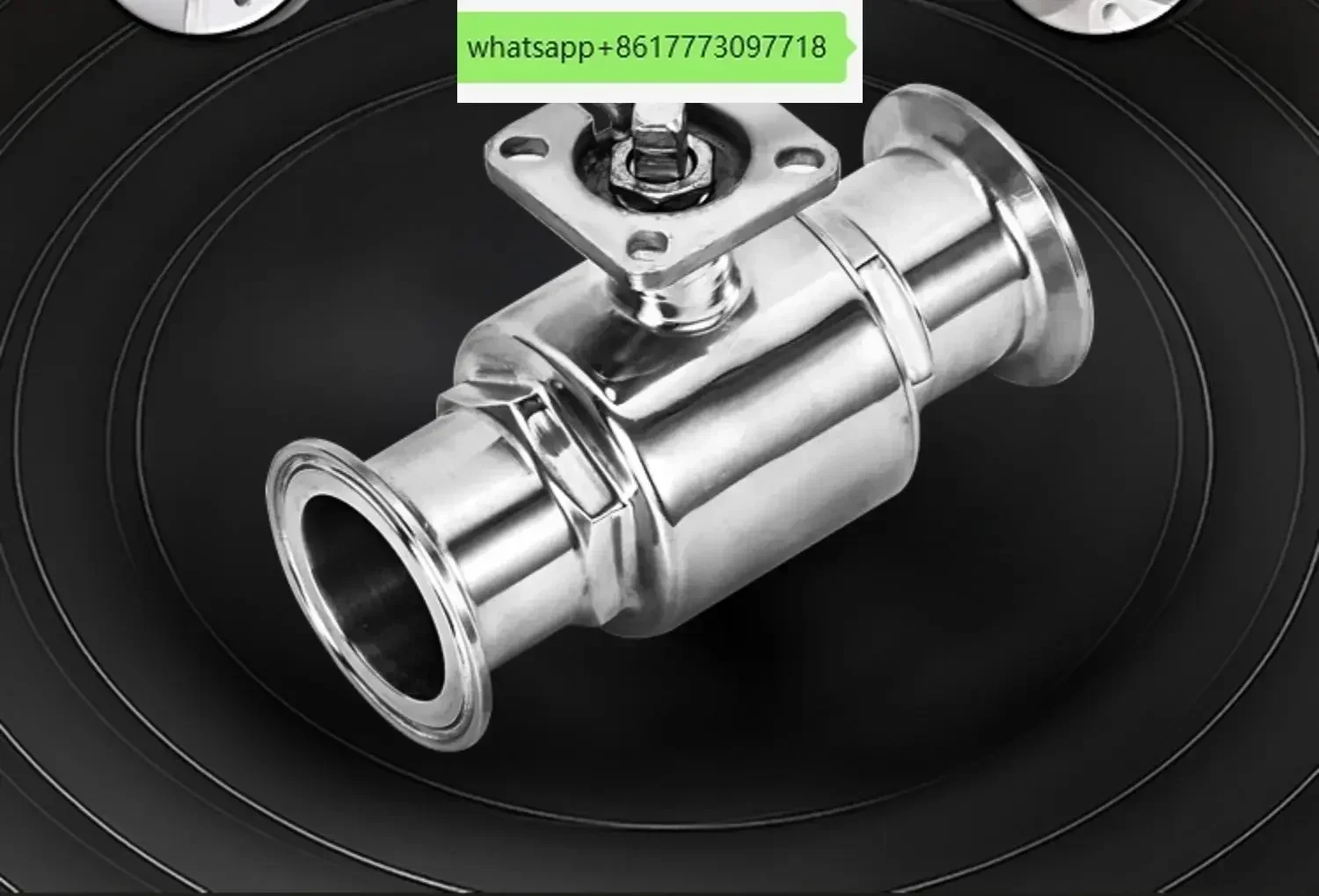 platform ball valve straight through quick assembly quick connection stainless steel 304 electric DN50 pneumatic 1 inch ferrule