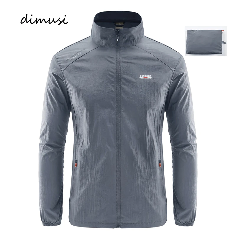 

Summer Men Lightweight Skin Jackets Sun Protection Outdoor Waterproof Full Zip Hoodie Raincoats Long Sleeve Fishing Hiking Shirt