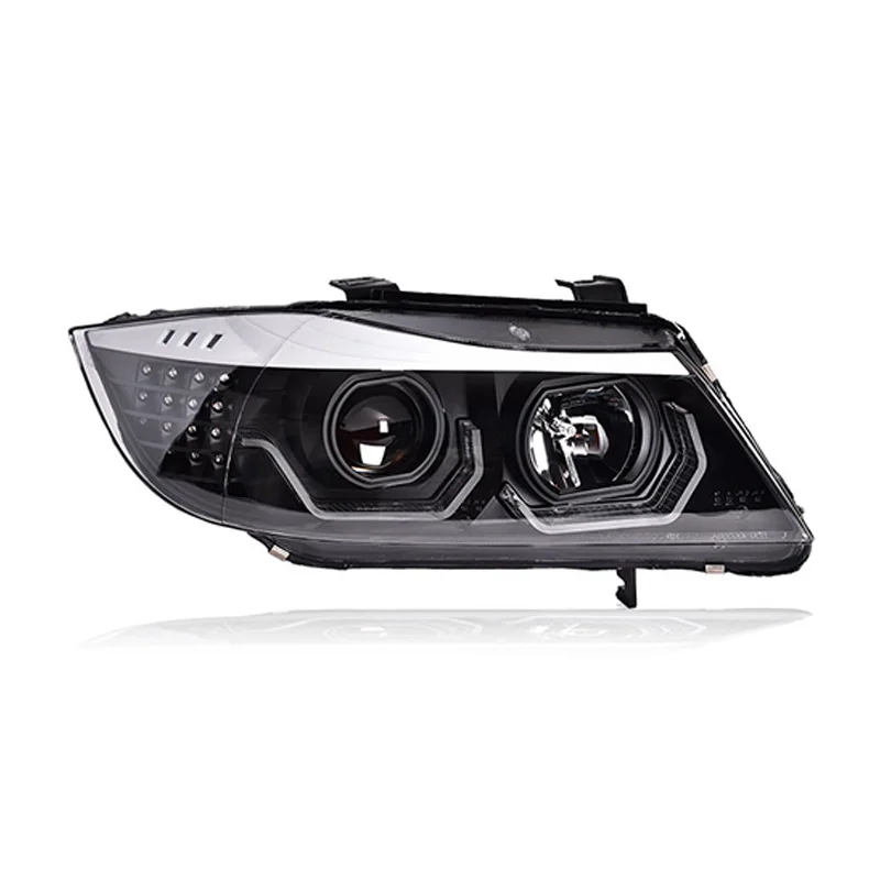 Car Front Headlight For BMW E90 2005-2012 320i 318i Fiesta LED HeadLamp Styling Dynamic Turn Signal Lens Automotive Accessories