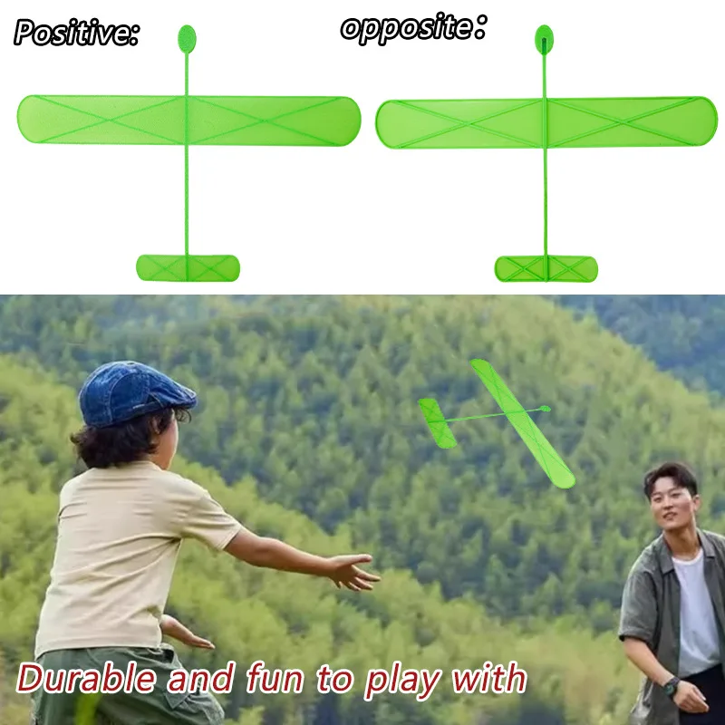 طائرة شراعية فائقة المستقر، ديناميك هوائي إبداعي وممتع، بلاستيك تعليمي لاستكشاف الألعاب الخارجية المجهولة وأنشطة الوالدين والطفل
