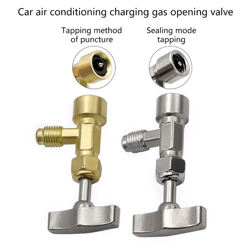 Điều Hòa Xe Ô Tô Gas Sạc Công Cụ R134A Bộ Điều Hợp Bộ Đồ Dùng Bộ Điều Hợp Dropship