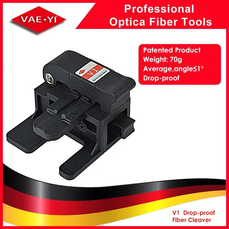 

VAE · YI Fiber Optic Cleaver,Drop-proof,No Need to Adjust Blade Height,Tool,Patented Product, Fiber Splicer partner,V1