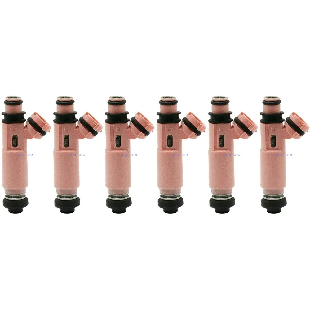 

6 Piece Fuel Injector for Denso 23250-20030 for 2004-2010 Toyota Highlander 3.3L V6 Premium Car Accessories