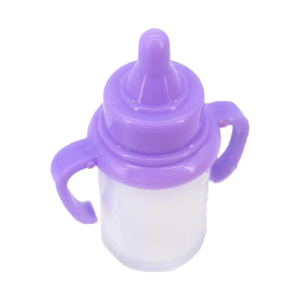 Magic Disappearing Baby Bottle Toy Set, Realistic Doll Feeding Accessories with Pacifier Juice Bottle Spoon, Pretend Play