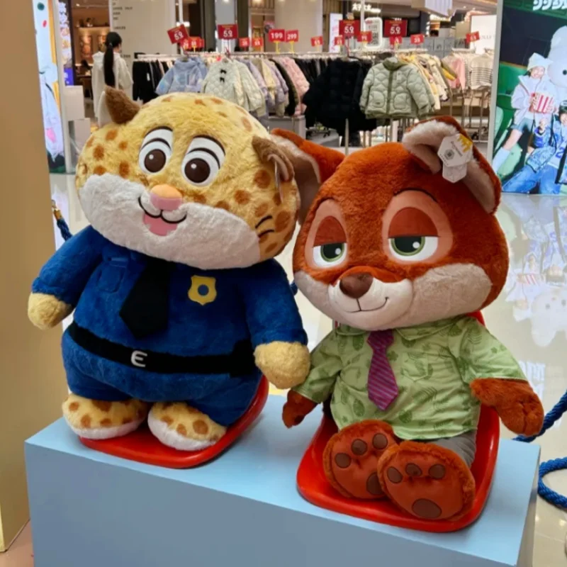 ديزني Zootopia جودي ونيك أفخم الدمى لعبة لينة الثعلب أرنب وسادة محشوة Kawaii غرفة ديكور للفتيات هدايا عيد الميلاد