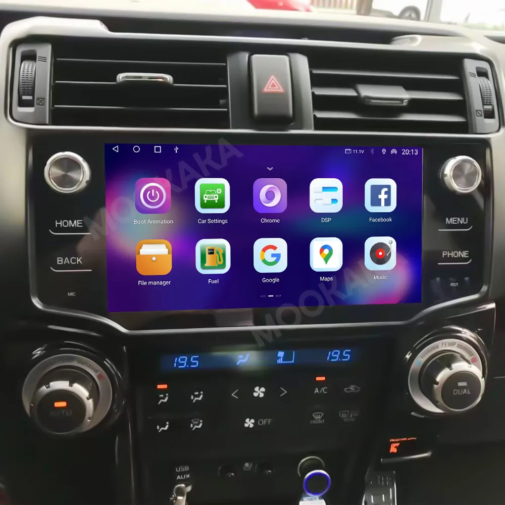 Android 14 Auto Stereo Multimedia Player For Toyota 4Runner 2010-2021 Car Radio 9.0 Inch GPS Navi HiCar Carplay 5G DSP Head Unit