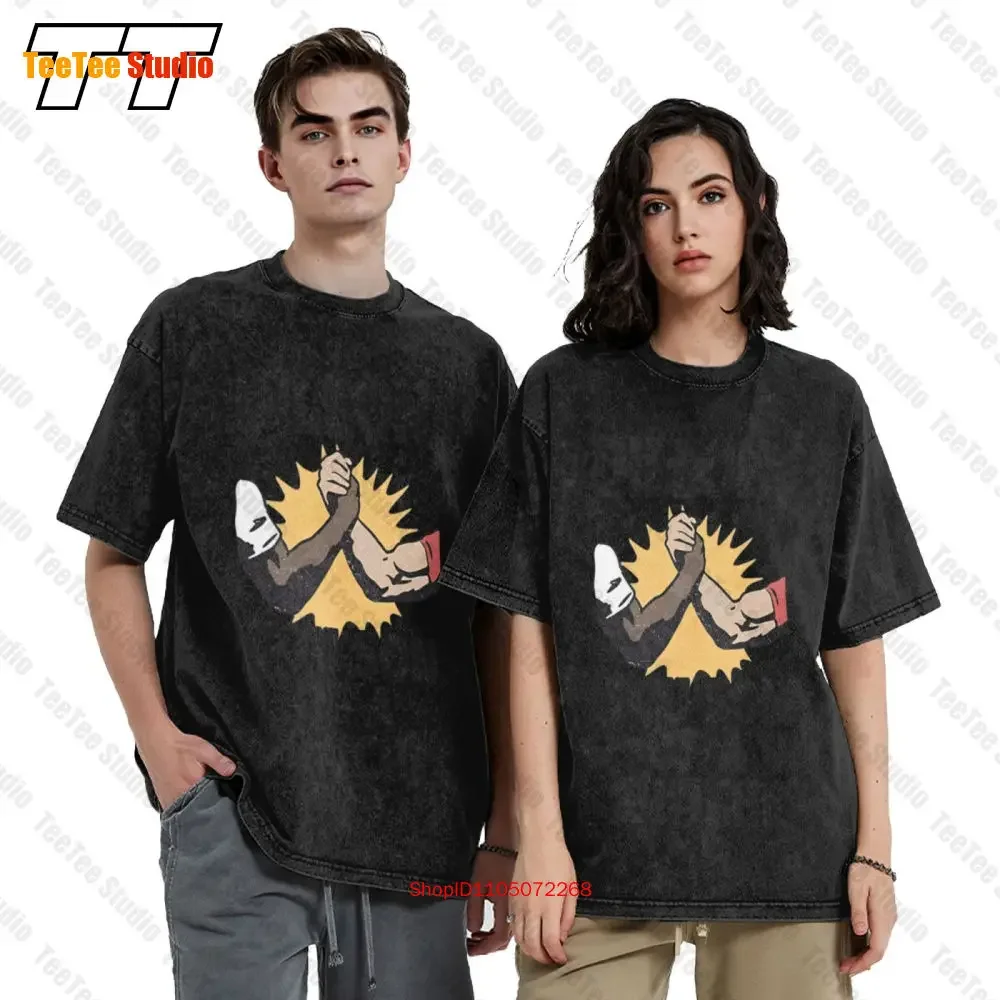 Predator 80'S Scifi Horror Movie Cartoon Dillon Dutch Arm Wrestle Adult Vintage Oversized T-Shirt K220
