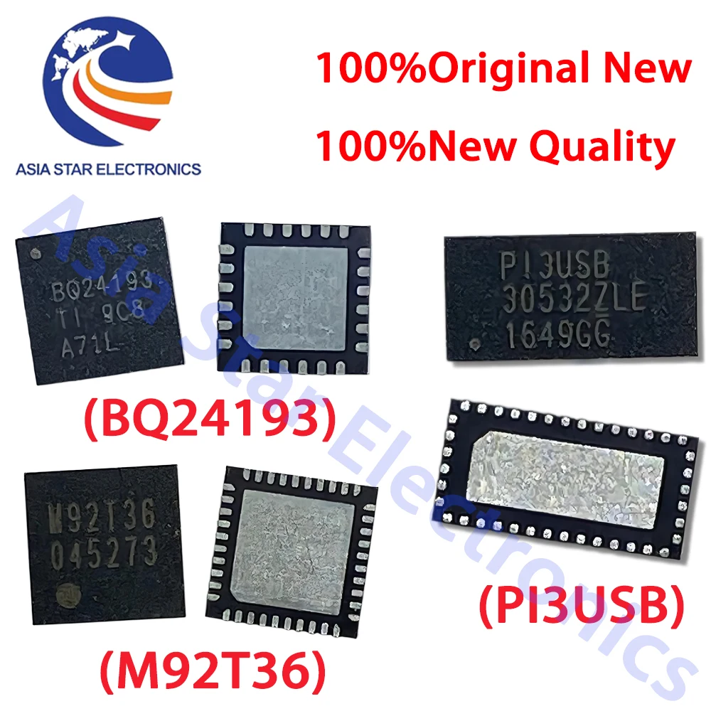 (1piece)100% New M92T36 BQ24193 PI3USB P13USB PI3USB30532ZLE P13USB30532ZLE QFN Chipset