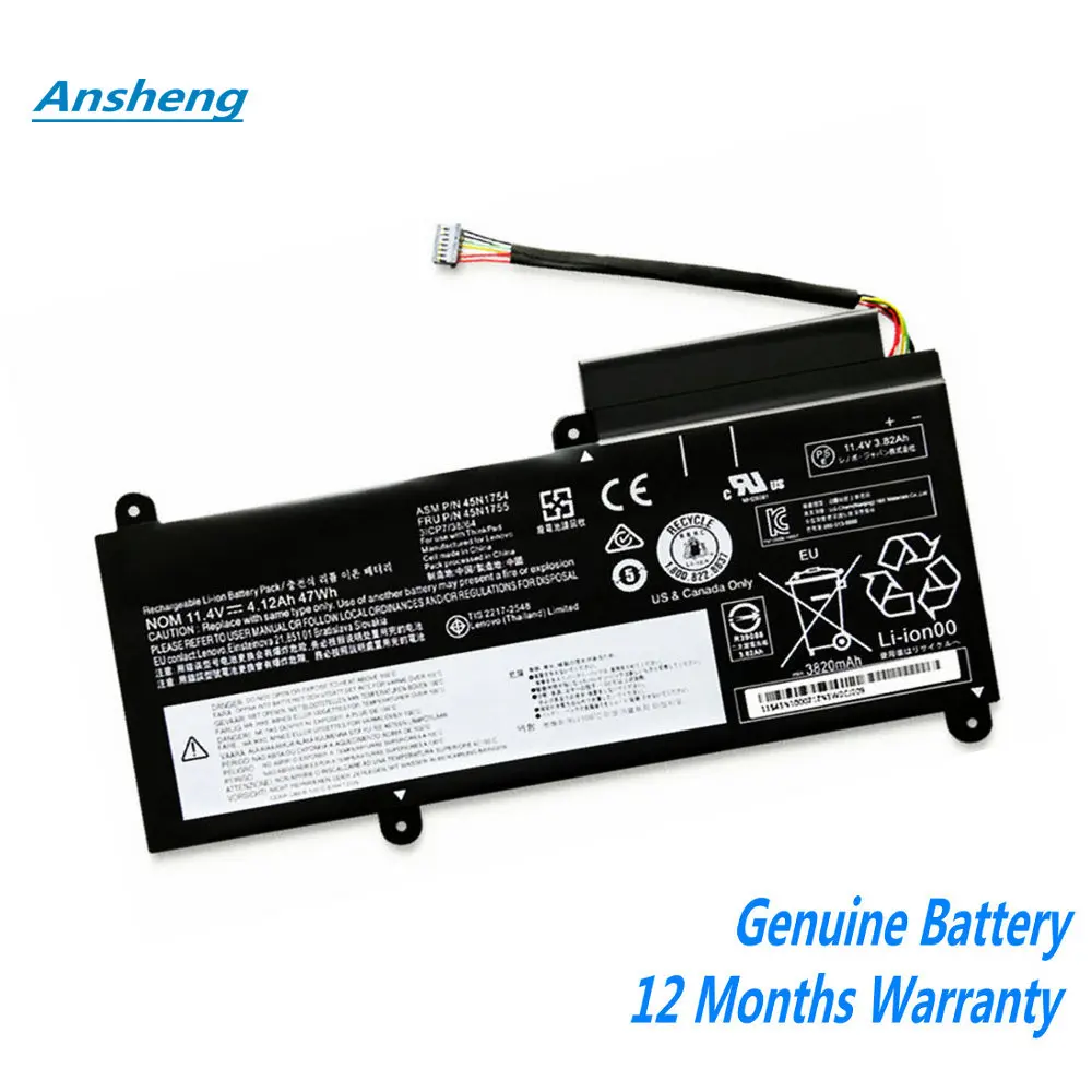 

NEW 45N1754 45N1755 Laptop Battery For Lenovo ThinkPad E450 E450C E460 E460C E455 E465 E465C 45N1753 45N1756 45N1757