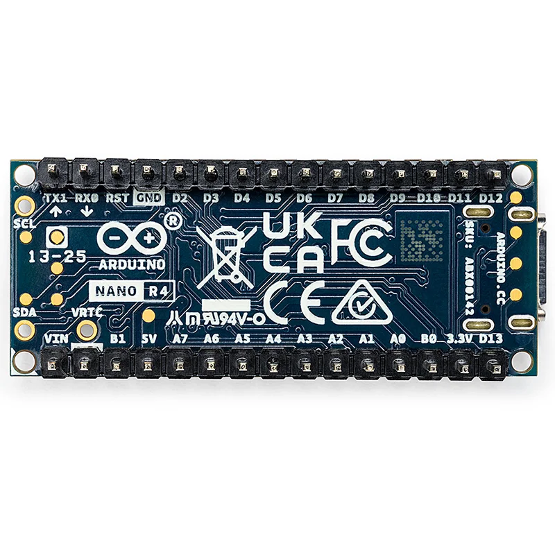 اردوينو نانو R4 مع رؤوس ABX00143 Renesas RA4M1 منتج إيطالي أصلي جديد تمامًا