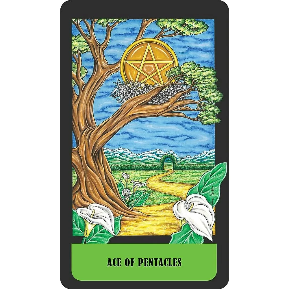 

10.3*6cm Mystical Realm Tarot 78 Full-Color Cards A Unique, Hand Drawn Compilation of Vibrant Tarot Cards