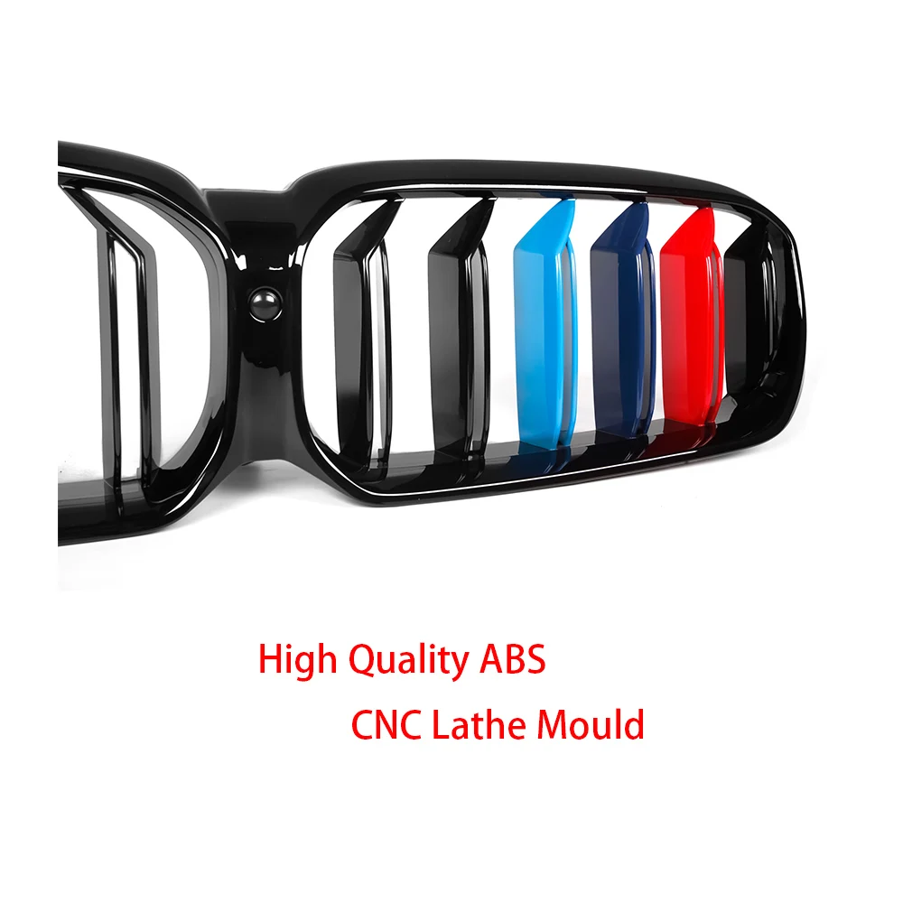 Kidney Grille for BMW THE 5 Series G30 G31 F90 (M5) LCI Glossy Black ABS M Style Color Plastic Front Bumper Auto Decor Grill