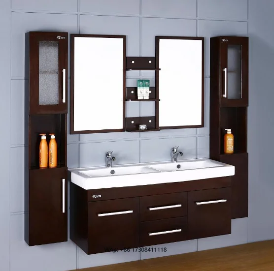 

Good Quality Hotel Double Sink Bathroom Vanity Bathroom Cabinet