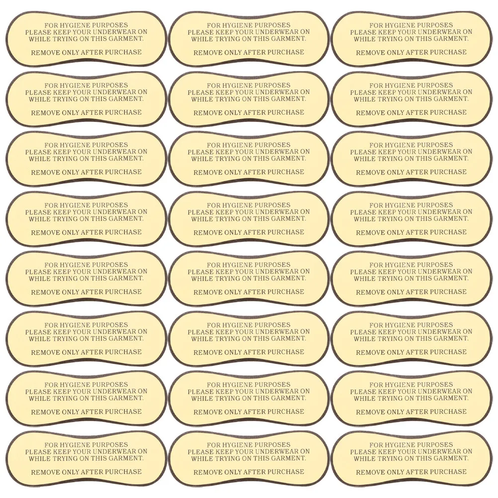 

30Pcs Swimsuit Try on Protective Stickers Transparent Adhesive Liner Swimwear Label for Public Pools Beaches Underpants Barrier