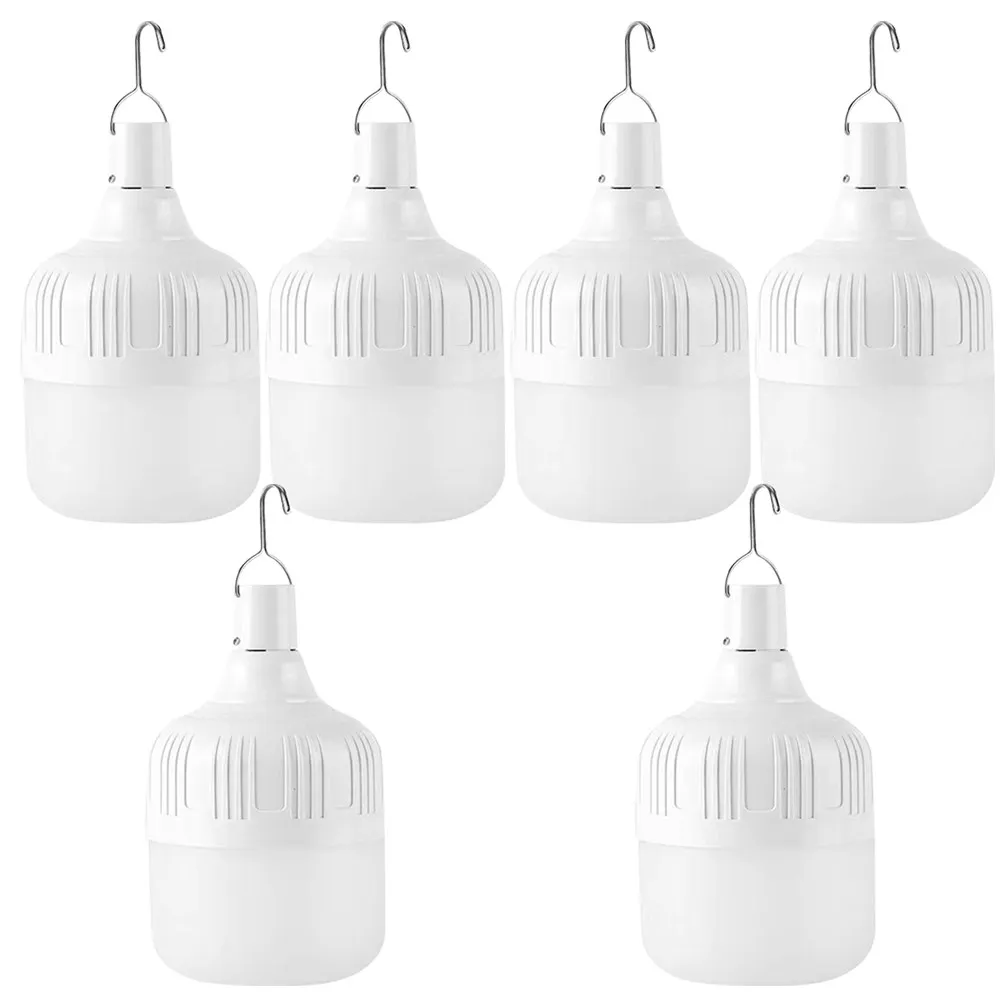 

1Set Rechargeable Outdoor Light Bulb USB Charge Soft Light for Vendors Emergency Power Outage Night Market Outdoor Lamp Bulb