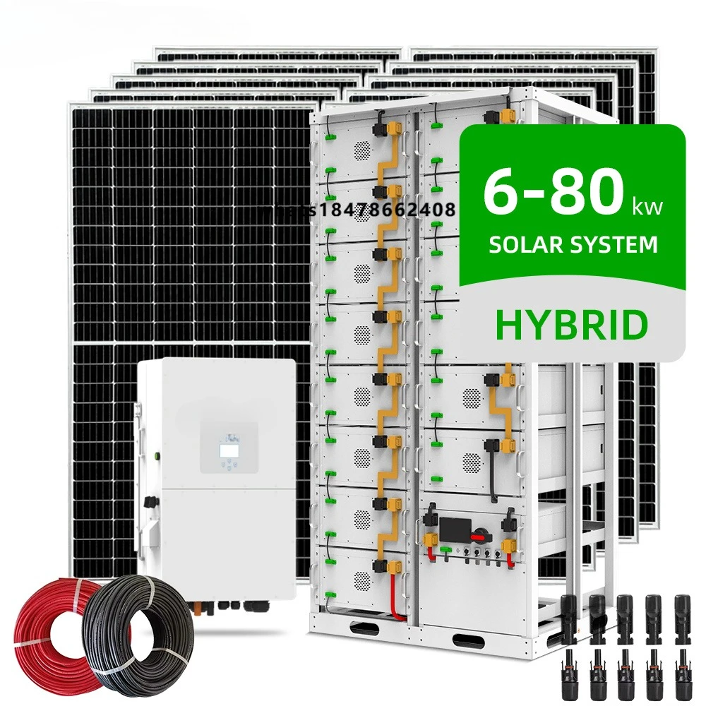 Complete 20kw Hybrid off Grid System Solar Kit 30kw 40kw 50kw 80kw Residential Commercial Complete Package Solar Energy System