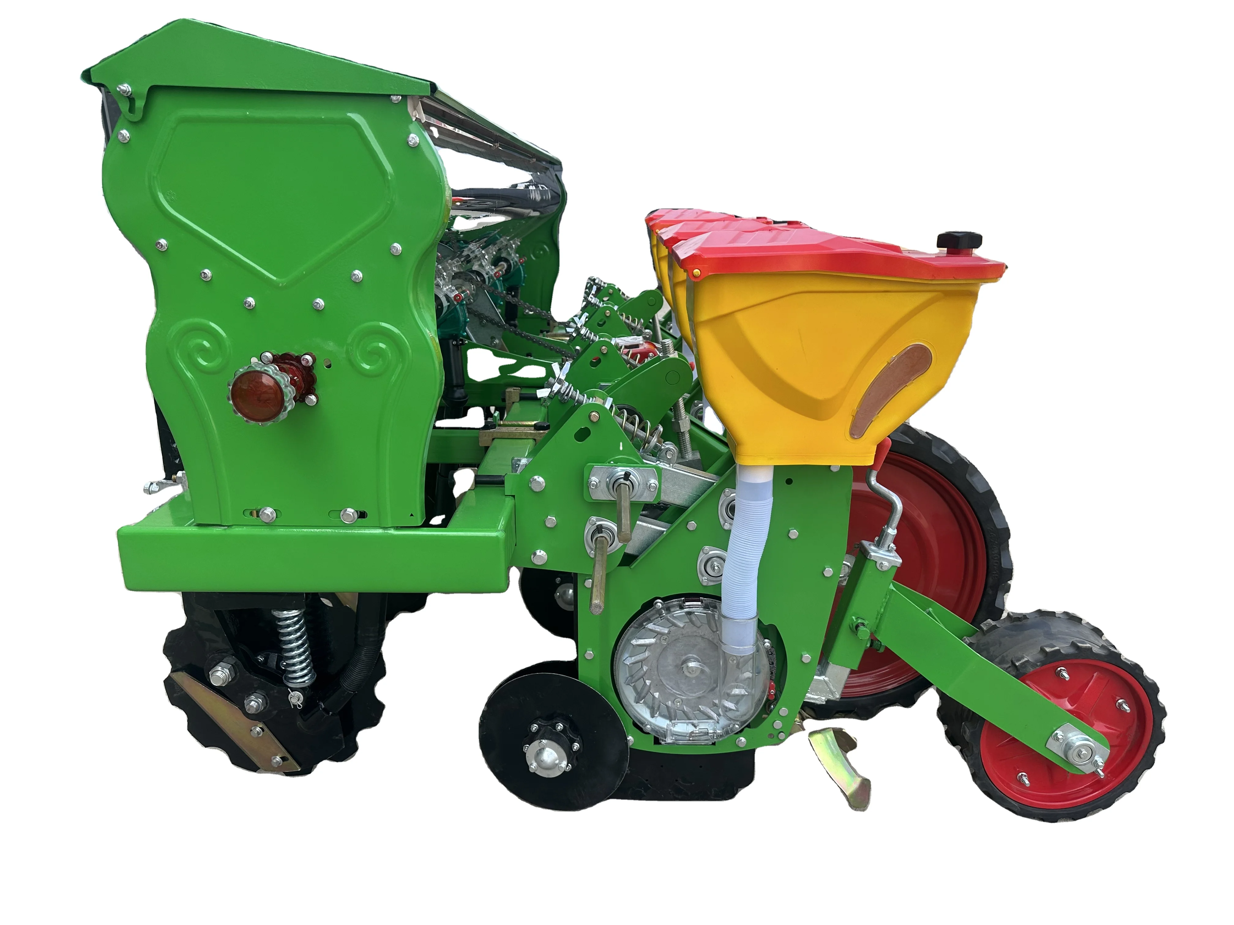 4-Row No-Till Corn Planter CE Certified 60HP Double Disc Green Ditching All-Terrain Seeder with Gearbox OEM Custom