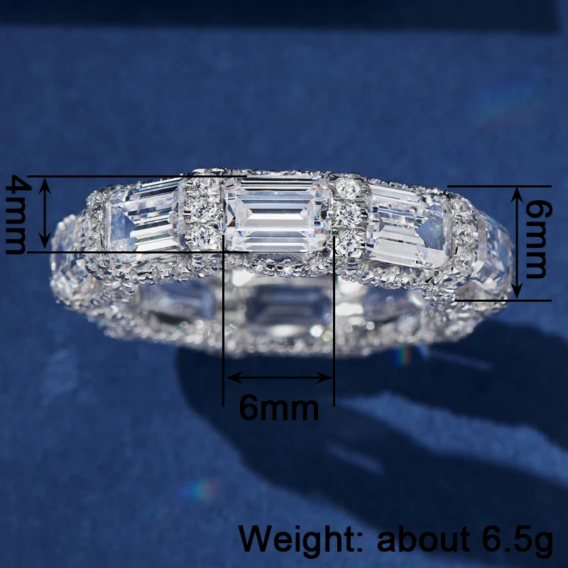 Huitan великолепное блестящее кольцо со льдом, женское роскошное обручальное кольцо, свадебные украшения, яркие аксессуары для пальцев с цирконием