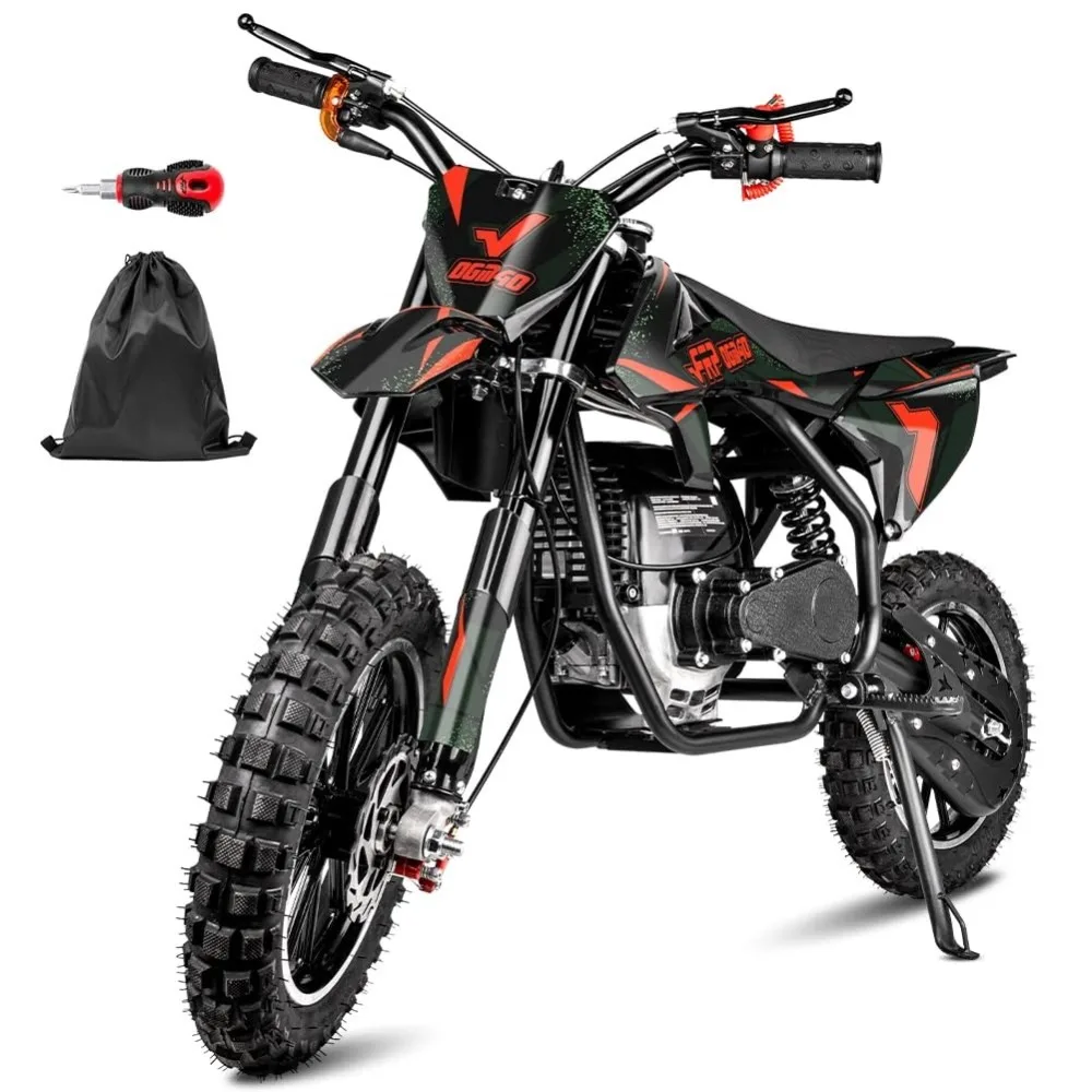 

Детский мотоцикл FX40-Ogemaw, одобренный EPA, 40 куб. см, 4-тактный, бензиновый, мини-мотоцикл с двойными дисковыми тормозами, внедорожный мотоцикл, на заказ