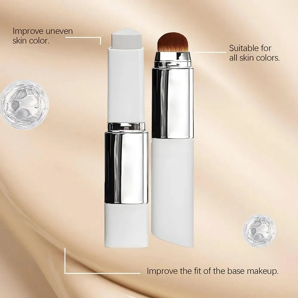 Der farbwechselnde 2-in-1-Grundierungsstift ist leicht, feuchtigkeitsspendend und nicht klebend und bietet ein leichtes und dünnes Grundierungs-Make-up