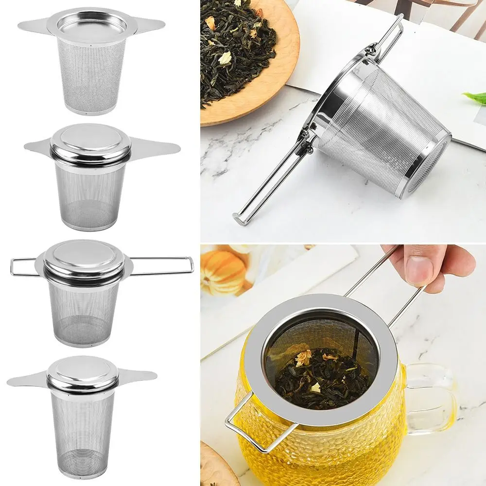 Edelstahl Mesh Tee Infuser wieder verwendbares Sieb loser Tee blatt Gewürz filter