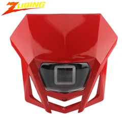 Motorcycle Headlight Plate Fairing Headlamp for Honda CRF 230 XR 150 125F 250 450 12V 2018-2023 Enduro Motocross Modified Parts
