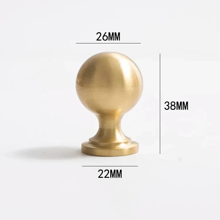 SINNO Luxe messing ladegrepen & knopjesset - Gouden ladegrepen met decoratieve knopjes Klassieke retro meubelbeslag