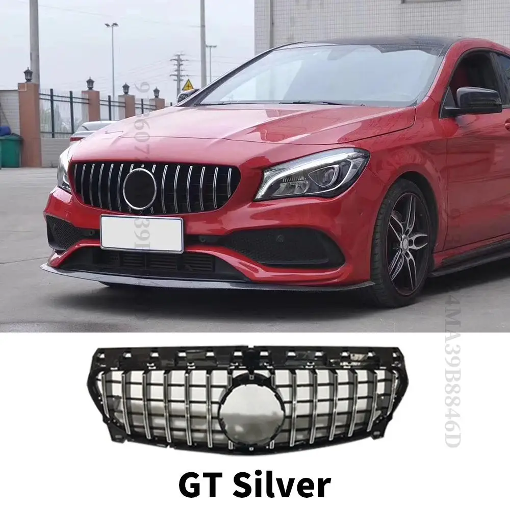 Modificación del cuerpo Mercedes Benz CLA C117 W117 220 260 180 200 rejilla 2013 2015 2016 2018 2019 GT Modelo de diamante