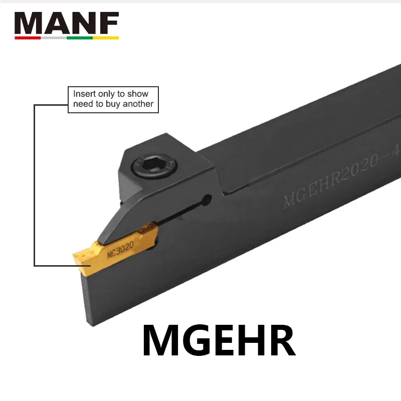 

MANF Turning Tool Lathe Cutting Tool Holder MGEHR1616 MGMN2020-3 MGEHR2525 Groove Cutting Machine For MGMN300 Inserts