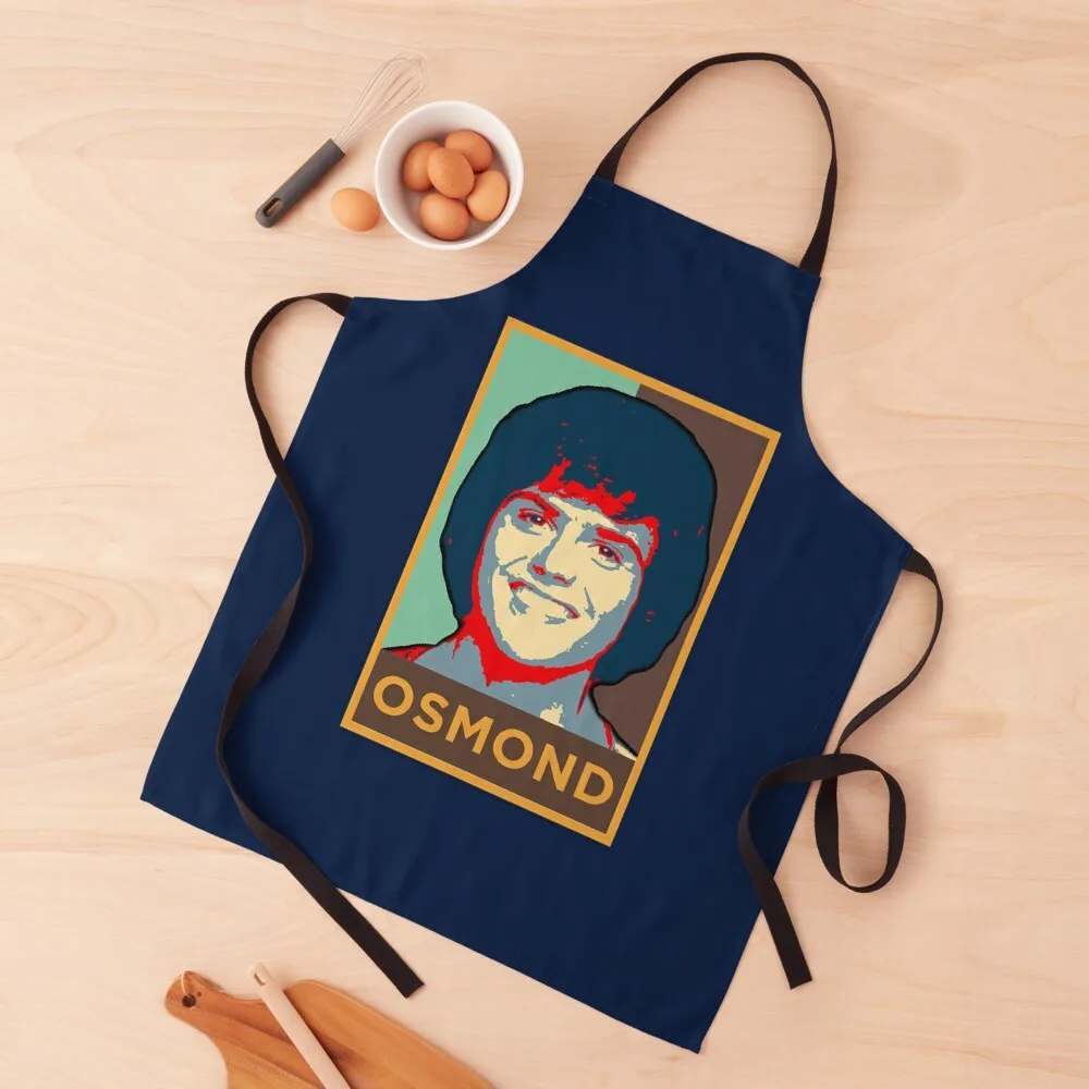 

Copy of DONNY OSMOND(2) Apron manicurist New year's For Kitchen Apron