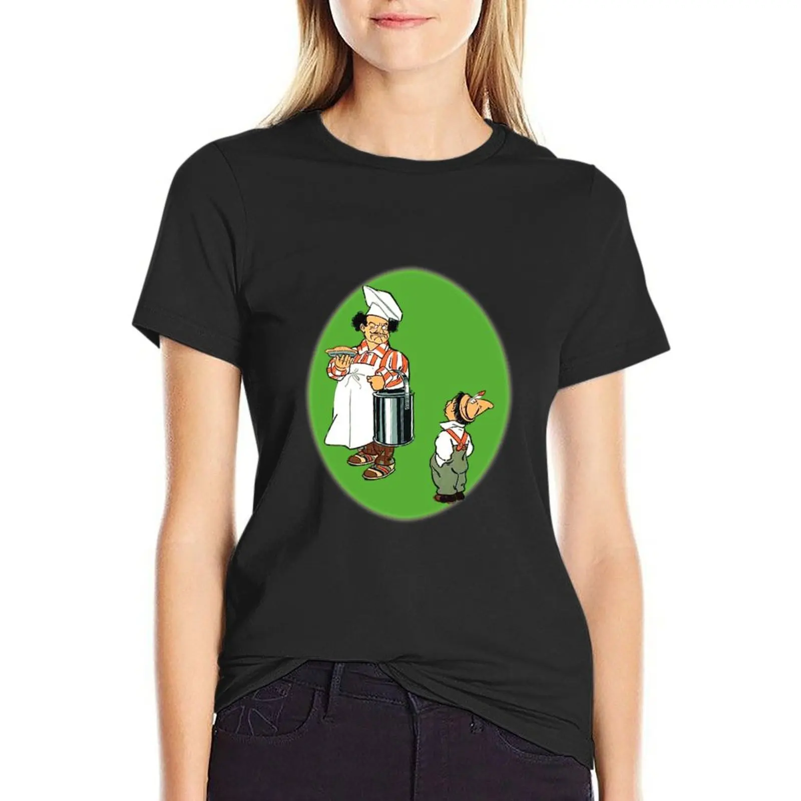 

SIMPLE SIMON MET A PIEMAN GOING TO THE FAIR (#2) T-Shirt Blouse animal print Aesthetic clothing tshirts woman