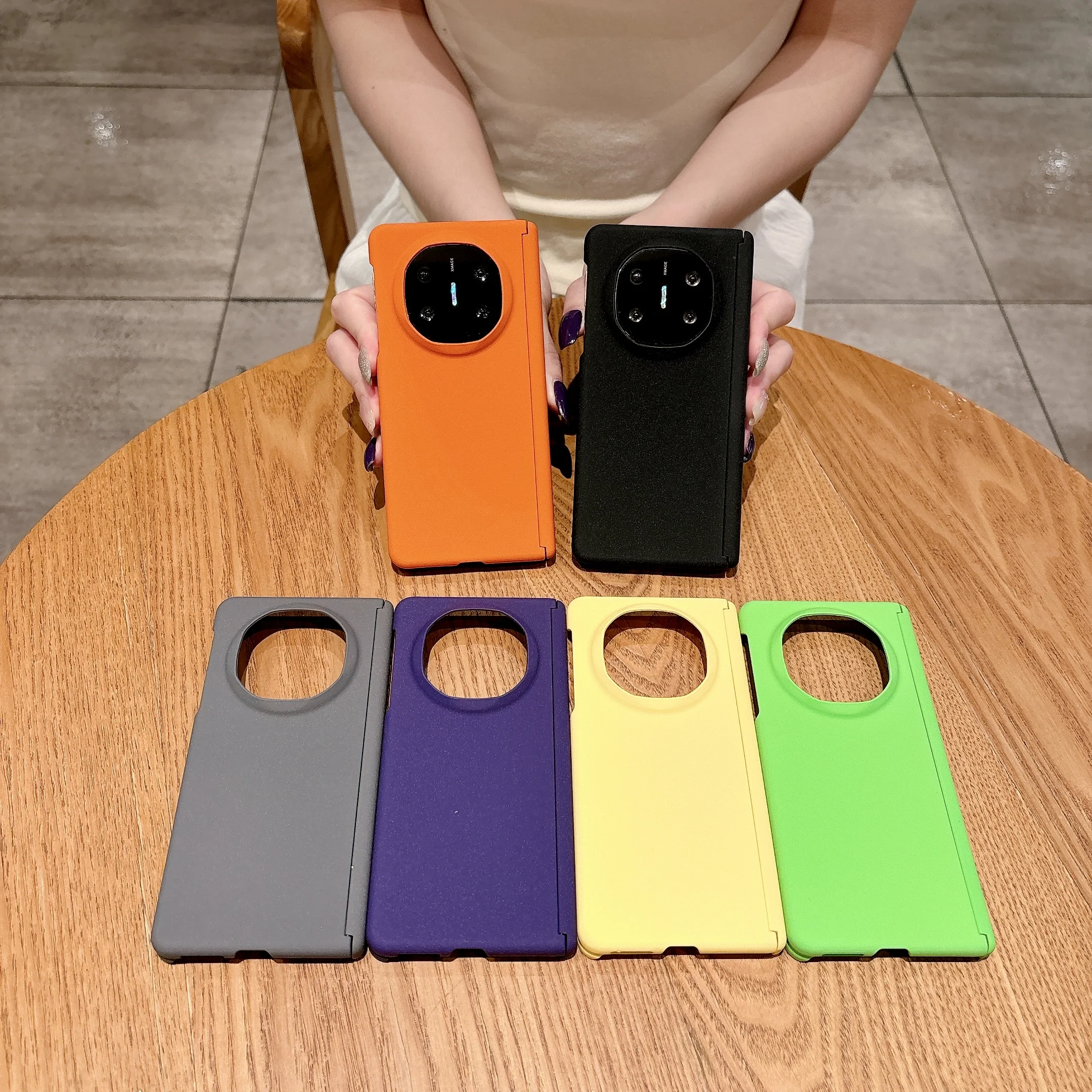 

Back Cover For Huawei Mate X3 X5 X6 Case Macaroon Colors Matte Hard Pc Shockproof Phone Case