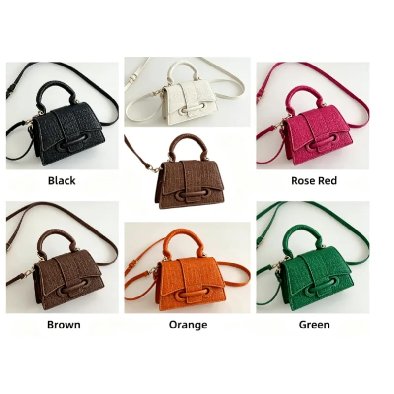 2026 Neu eingetroffene Damen-Mini-Handtasche im koreanischen Nischenstil, vielseitige Umhängetasche für den Alltag, kleine Damen-Geldbörse – Detail 4