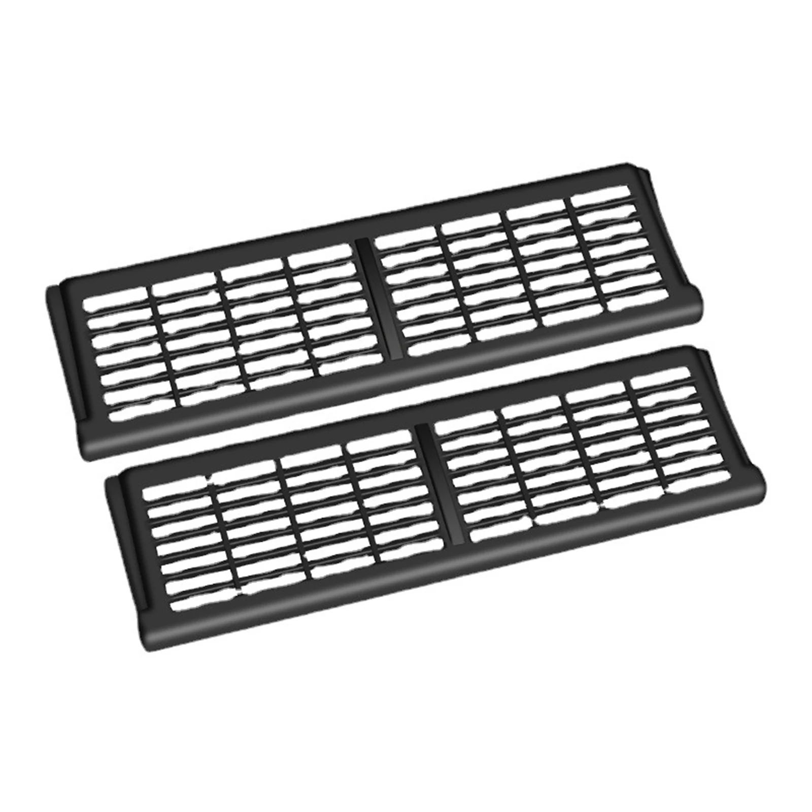 2Pcs For Tesla Model Y Car Backseat Air Vents Cover Under Seat Outlet Protector Air Flow Vent Grille Protection Case Accessories