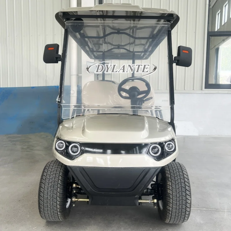 

Одобренный CE 2-местный электрический гольф-кар для туристической электрической тележки для гольфа с держателем сумки для гольфа 4 6-местный гольф-багги