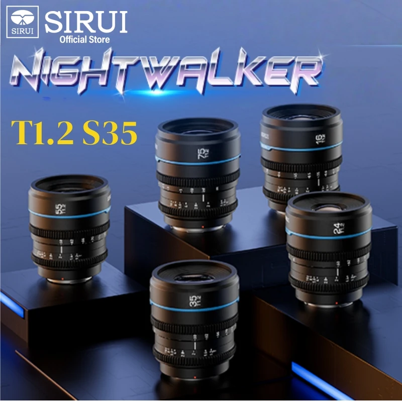 SIRUI Night Walker T1.2 S35 Объектив 16/24/35/55/75 мм | AliExpress