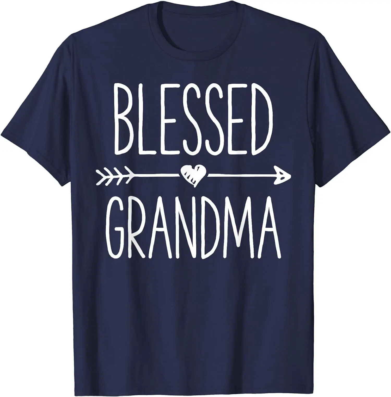 Blessed Grandma Grandmother Mother Hearted Arrow Gift Unisex T-Shirt