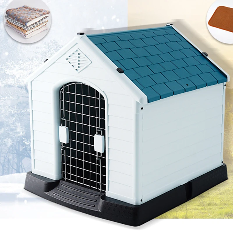 Maison modulaire d'intérieur et d'extérieur pour animaux de compagnie, accessoires de chenil, meubles pour chats et chiens, petit animalerie, Fg23